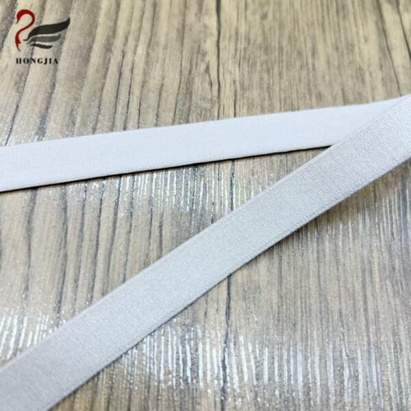 OEM Custom Color Size 18mm Durable Shiny Bra Elastic Strap Glossy Polyamide Shoulder Straps Bra Elastic Band