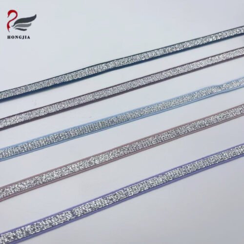 Factory Wholesale Multi-color Shiny Nylon Anti-slip Lingerie Shoulder Straps Soft Elastic Bra Straps