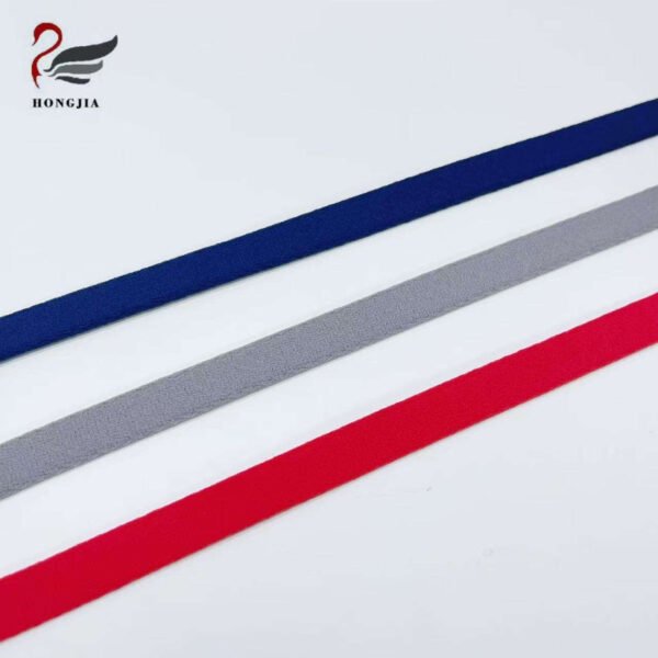 Factory Wholesale Single-sided Fluffy Elastic Band Nylon Elastic Tape Bra Shoulder Elastic Strap for Bra Accessories