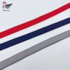 Factory Wholesale Single Color Plush Elastic Band Flat Ribbon Nylon Webbing Belts Elastic Bra Straps