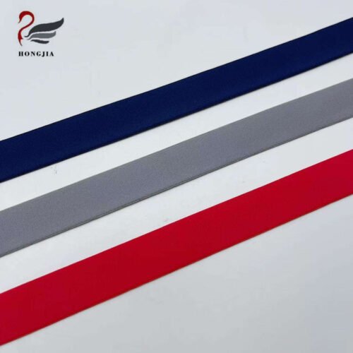 Wholesale Soft Fluff Nylon Jacquard Elastic Band Waistband Elastic Webbing Anti-slip Bra Shoulder Strap
