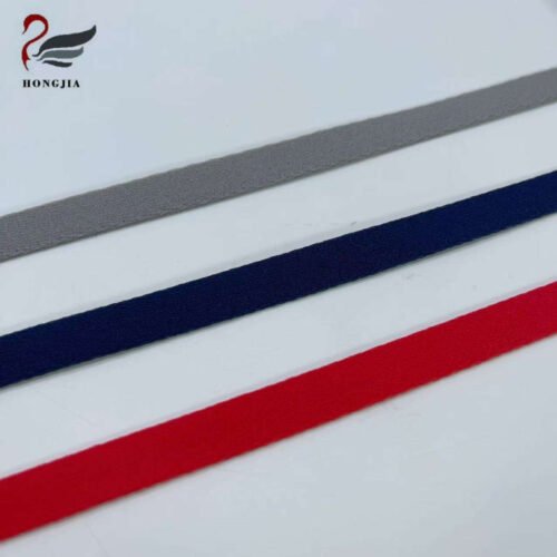 Wholesale Custom Woven Nylon Elastic Lingerie Tape Stretch Cotton Underwire Casing Elastic Webbing Strap