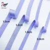 Picot Edge Nylon Elastic Band Shiny Plush Adjustable Shoulder Strap Anti-slip Elastic Bra Strap for Women Underwear