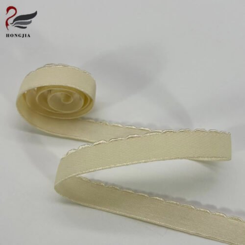 Wholesale Lingerie Picot Lace Elastic Band Soft Underwear Elastic Waistband Nylon Bra Elastic Strap