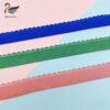 Wholesale 15mm Plush Picot Edge Elastic Band Soft Underwear Elastic Waistband Nylon Non slip Elastic Bra Strap Band