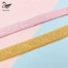 Wholesale Custom logo 18mm Colorful picot edge Jacquard Elastic Band Nylon Anti-slip Shiny Elastic Bra Straps for Underwear