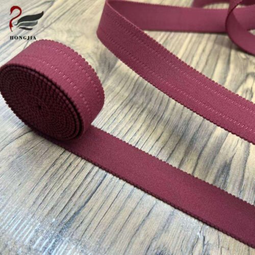 Customizable Colors 20mm Soft Plush Underwear Elastic Band Picot Non slip Bra Elastic Strap Scalloped Elastic Trim for Lingerie