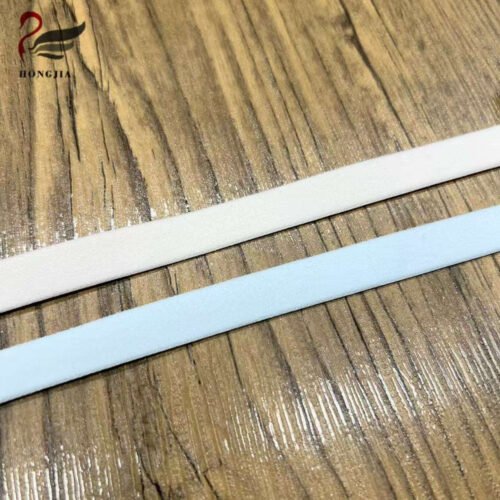 High Quality 10mm Double-sided Plush Bra Elastic Band Elastic Underwear Shoulder Strap Non-slip Bra Elastic Strap