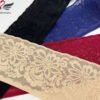 Crochet Jacquard Elastic Strap Knitted Fancy Waistband DIY Sewing Wide Lace Trim Elastic Band