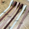 Customizable 12mm 15mm Multi-color Soft Polyamide Shiny Stain Bra Elastic Band Elastic Tape Bra Shoulder Strap for Lingerie