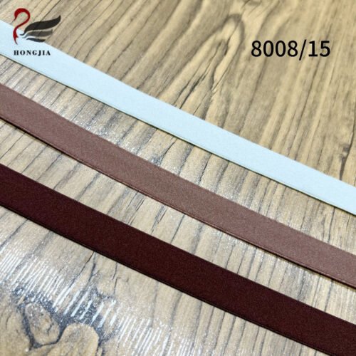 Wholesale Custom 15mm Skin-Friendly Plush Polyamide Elastic Band Anti-slip Elastic Bra Straps for Lingerie