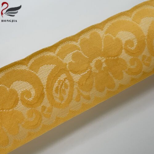 Factory Garment Underwear Webbing Jacquard Shoulder Strap Fancy Lace Elastic Band for Bra