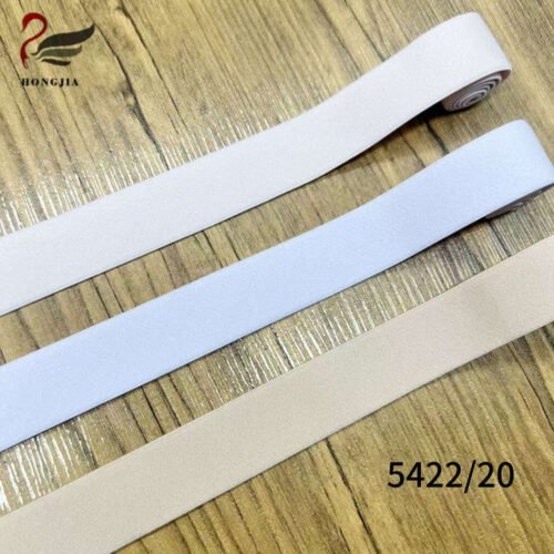 Wholesale 20mm Soft Polyamide Elastic Bra Shoulder Strap Plush Bra Elastic Band for Lingerie Underwear