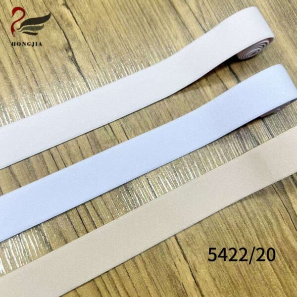 Wholesale 20mm Soft Polyamide Elastic Bra Shoulder Strap Plush Bra Elastic Band for Lingerie Underwear