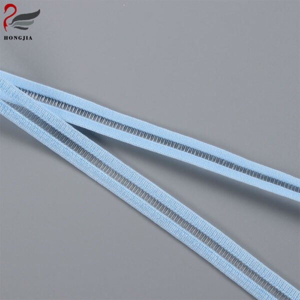 OEM ODM 10mm Soft Polyamides Bra Elastic Band Breathable Fish Silk Elastic Band for Intimate Apparel