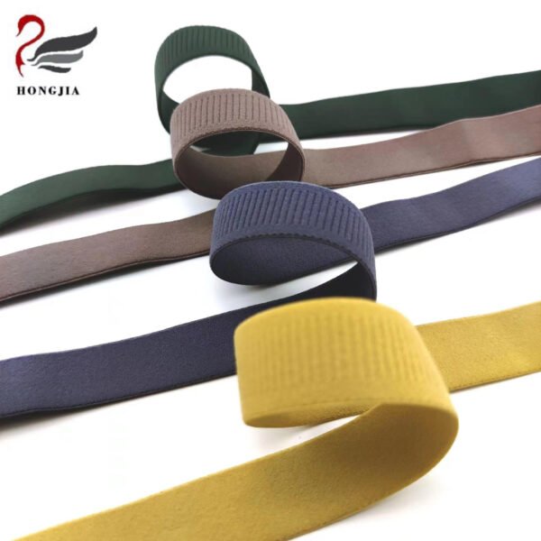 Custom Color Logo Skin Friendly Polyamides Underwear Elastic Band Durable Nylon Bra Elastic Strap for Garment
