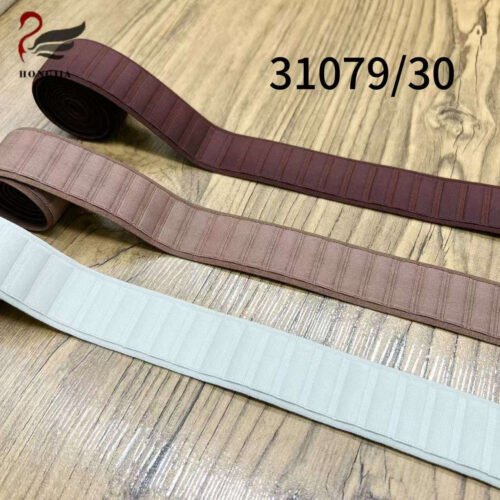 High Quality 30mm Width Soft Anti slip Bra Elastic Strap Polyamide Jacquard Elastic Band for Lingerie