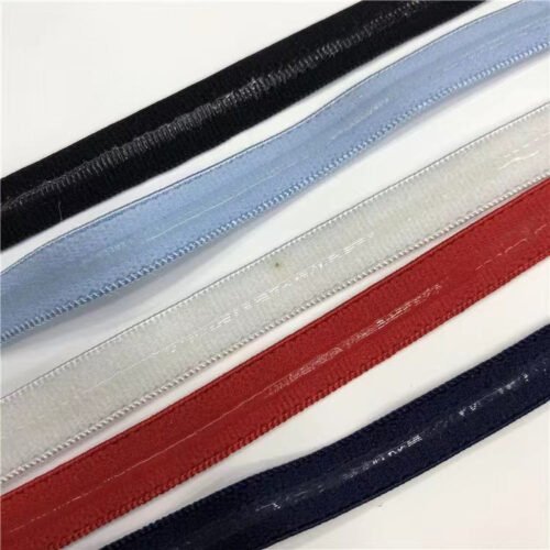 Wholesale Custom Color Soft Silicone Gripper Elastic Tape Anti-Slip Silicone Elastic Band for Garment