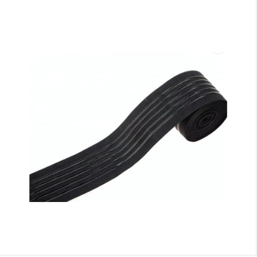 OEM ODM 8.0cm Wide Heavy Duty Non-slip Silicone Gripper Elastic Band Silicone Coated Elastic Waistband for Sportswear