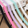 Main-01 Factory Direct Sales 20mm Colorful Folded Underwear Elastic Band Nylon Fold Over Elastic for Garment