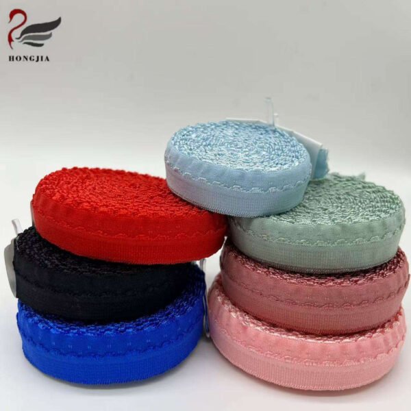 Fold Over Elastic Bands Garment Underwear Shiny Bias Webbing Stretch Binding Tape for Sewing