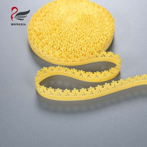 Wholesale Nylon Picot Elastic Band Underwear Elastic Lace Trim Anti-slip Bra Strap Elastic for Lingerie