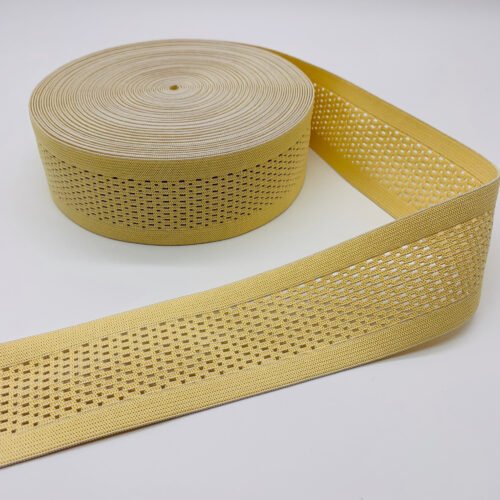 Breathable Polyester Elastic Mesh Tape Knitted Webbing Band Elastic Medical Compression Tights for Garment