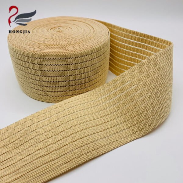 Custom Color Size 8cm Twill Fish Silk Mesh Elastic Webbing Postpartum Elastic Band for Abdominal Support