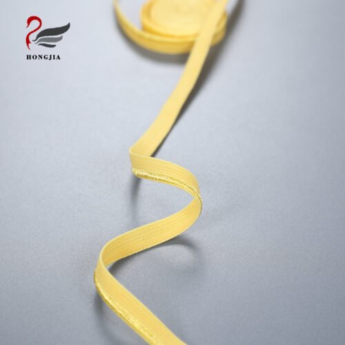 High Quality Nylon Underwear Bra Elastic Band Adjustable Bias Piping Tape Shiny Bra Elastic Strap