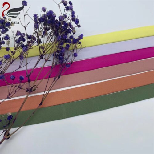 Your Own Jacquard Custom logo Elastic for Bra
