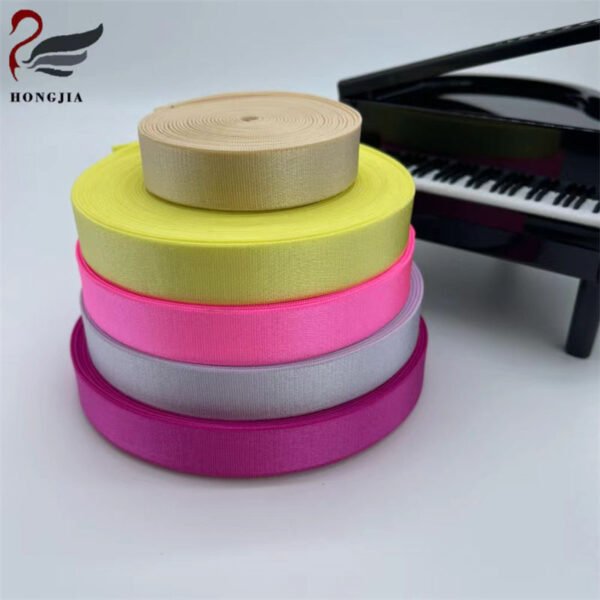Hongjia Shiny Silk Underwear Bra Webbing Elastic Band