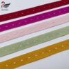 Wholesale Colorful Elastic Waistband Band Knitted 2 Cm Adjustable Buttonhole Elastic Webbing for Pregnant Women