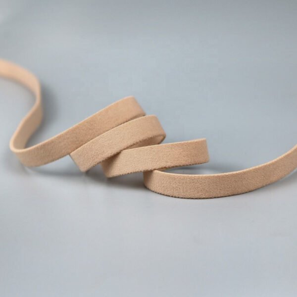 Main-01 High Quality 10Mm 12Mm 15Mm Plush Anti slip Underwear Elastic Band Nylon Bra Strap Elastic for Lingerie