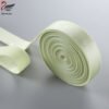 2.0cm Width Comfortable Soft Shiny Side Gold Yarn Nylon Spandex Elastic Band Bra Strap