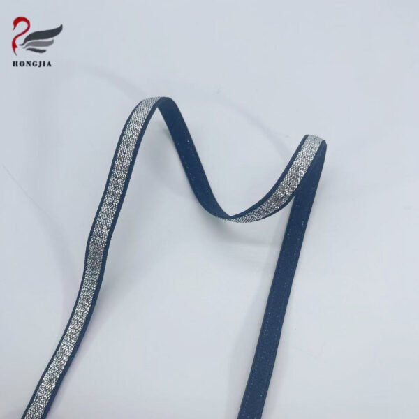 Factory Wholesale Multi-color Shiny Nylon Anti-slip Lingerie Shoulder Straps Soft Elastic Bra Straps