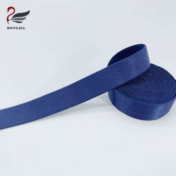 Factory Customizable Colors Shiny Elastic Nylon Jacquard Band Non-slip Bra Shoulder Strap for Clothing