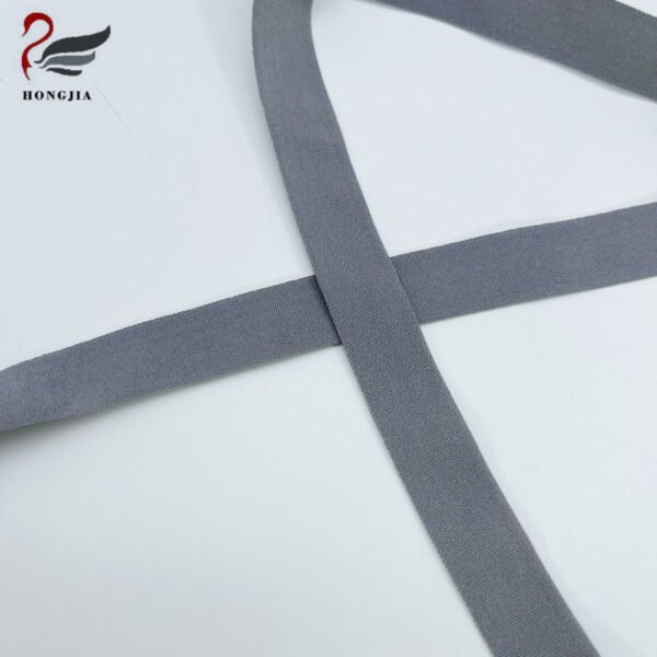 Factory Wholesale Multi-size Grosgrain Ribbon Elastic Nylon Band Shoulder Strap Lingerie Elastic Tape