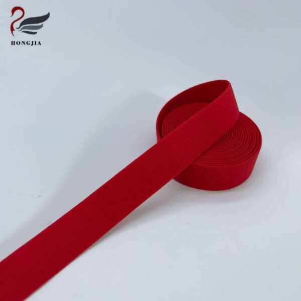 Wholesale Custom Soft Nylon Elastic Band Waistband Anti-slip Lingerie Tape Elastic Webbing Strap