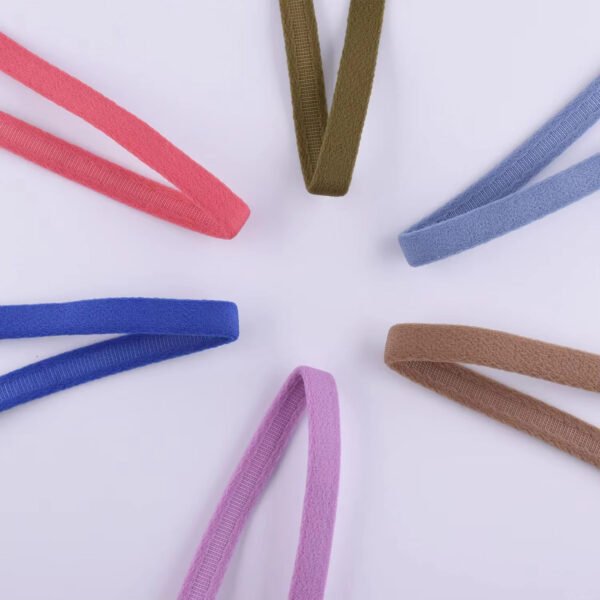 Factory Direct Sales Multiple Color Plush Underwear Shoulder Straps Nylon Elastic Band Anti-slip Bra Elastic Strap