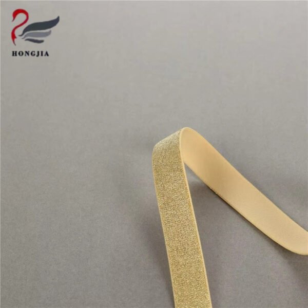 High Quality Jacquard Elastic Underwear Shoulder Strap Nylon Elastic Band Anti-slip Shiny Bra Elastic Strap
