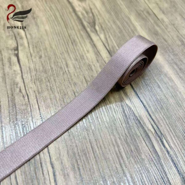 Customizable 12mm 15mm Multi-color Soft Polyamide Shiny Stain Bra Elastic Band Elastic Tape Bra Shoulder Strap for Lingerie