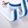 Wholesales Colorful 35mm Width Underwear Elastic Band Stripe Knitted Elastic Waistband Nylon Jacquard Elastic Band
