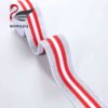 Wholesale Custom logo 32mm Shiny Elastic Band Polyamide Elastic Waistband Stripe Jacquard Elastic Band