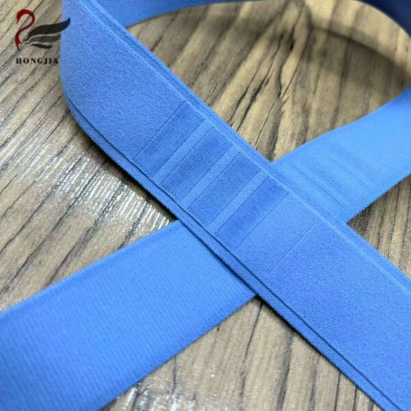 OEM ODM 30mm Beige Blue Grey Polyamide Underwear Elastic Band Elastic Waistband Jacquard Elastic Band