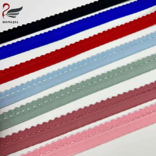 Fold Over Elastic Bands Garment Underwear Shiny Bias Webbing Stretch Binding Tape for Sewing