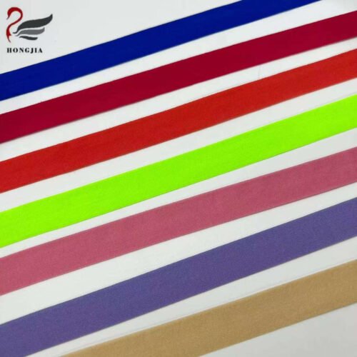 Factory Elastic Strap for Hemming Decoration Sewing Binding Tape Fold Over Elastic for Clothing
