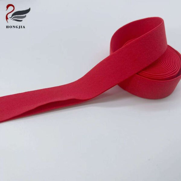 Factory Wholesale Lightweight Nylon Elastic Waistband Edge Banding Elastic Webbing Fold Over Elastic