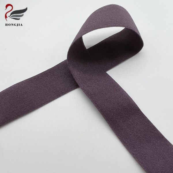 Wholesale Custom 10mm Nylon Colorful Soft Underwear Elastic Binding Bias Tape Fold Over Elastic Band