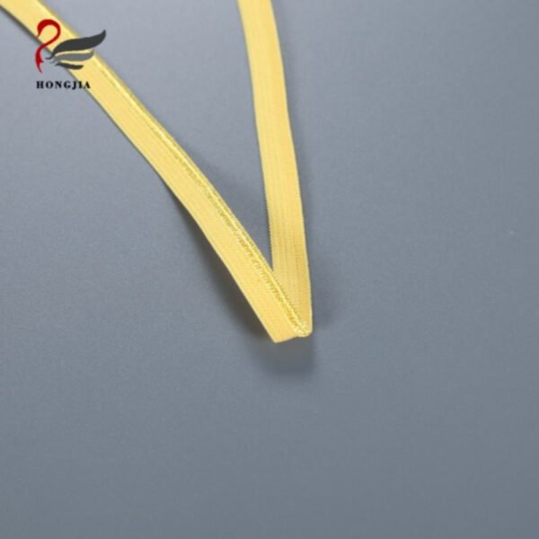 Main-02 High Quality Nylon Underwear Bra Elastic Band Adjustable Bias Piping Tape Shiny Bra Elastic Strap