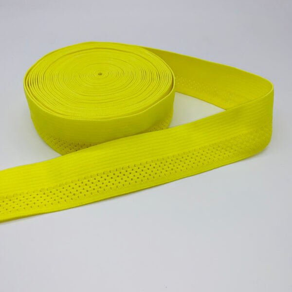 Cotton Yellow Polyester Fold Cotton Trim Elastic Knitting Trim Bias Tape Wholesale